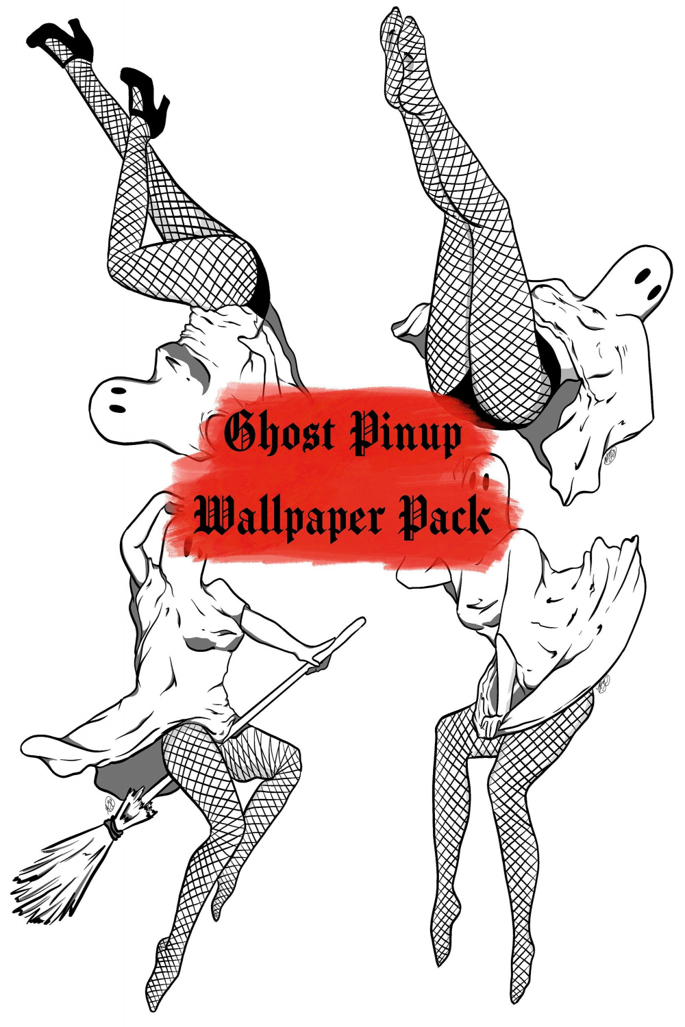 Ghost Pinup Pack DOWNLOAD - Etsy