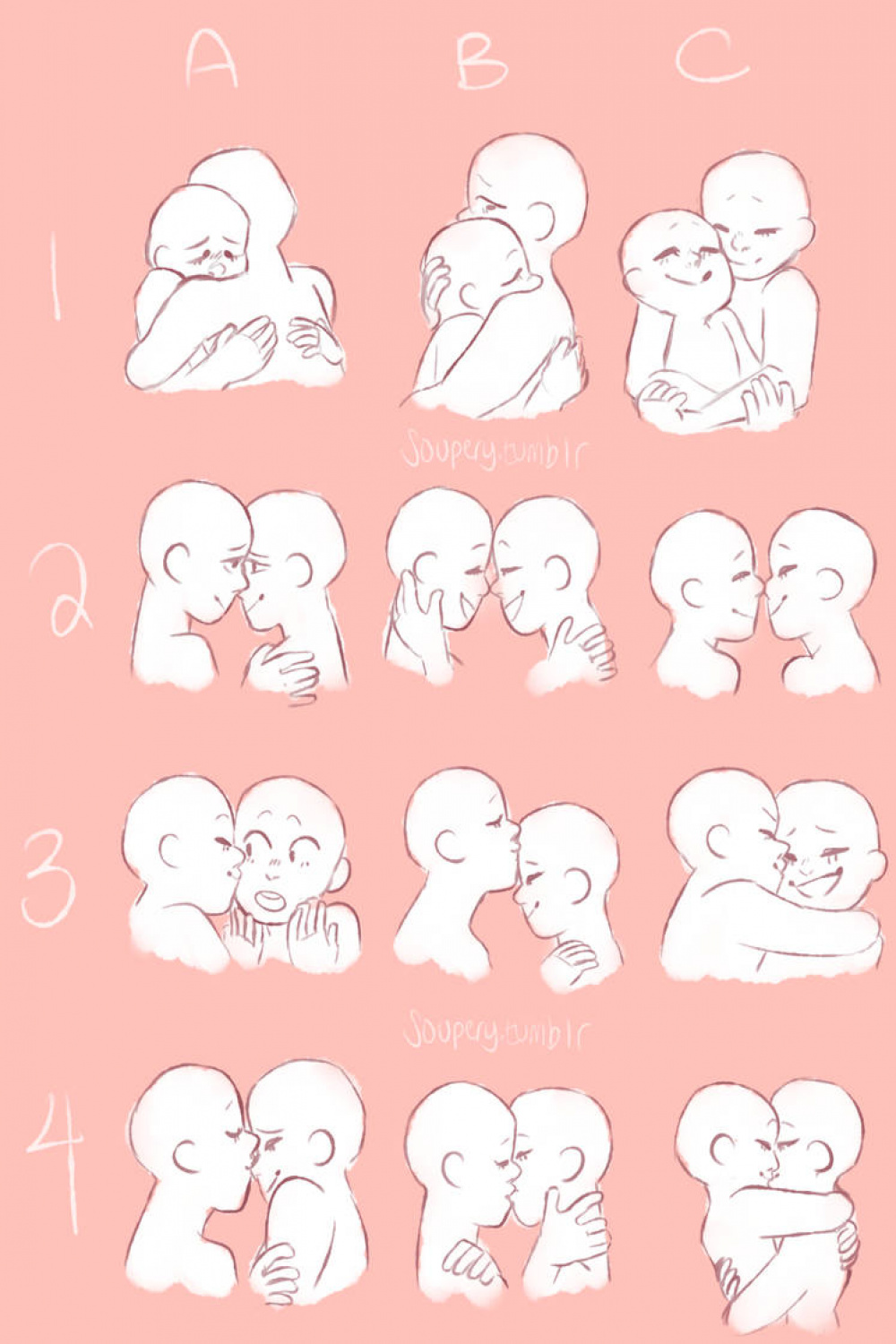 Give me two characters and a pose and I