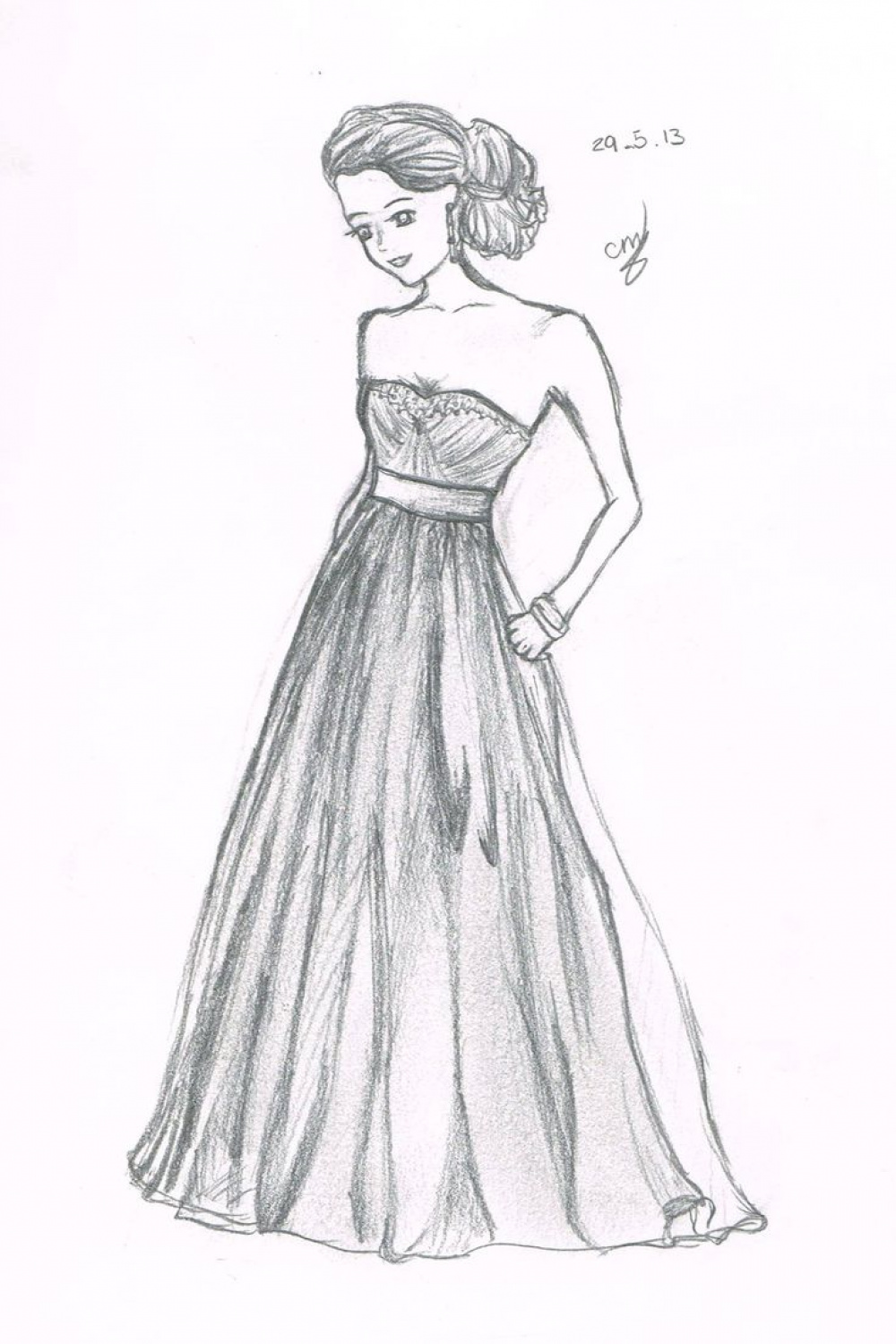 good drawing ideas - Google Search  Kleiderskizzen, Kleider, Skizzen