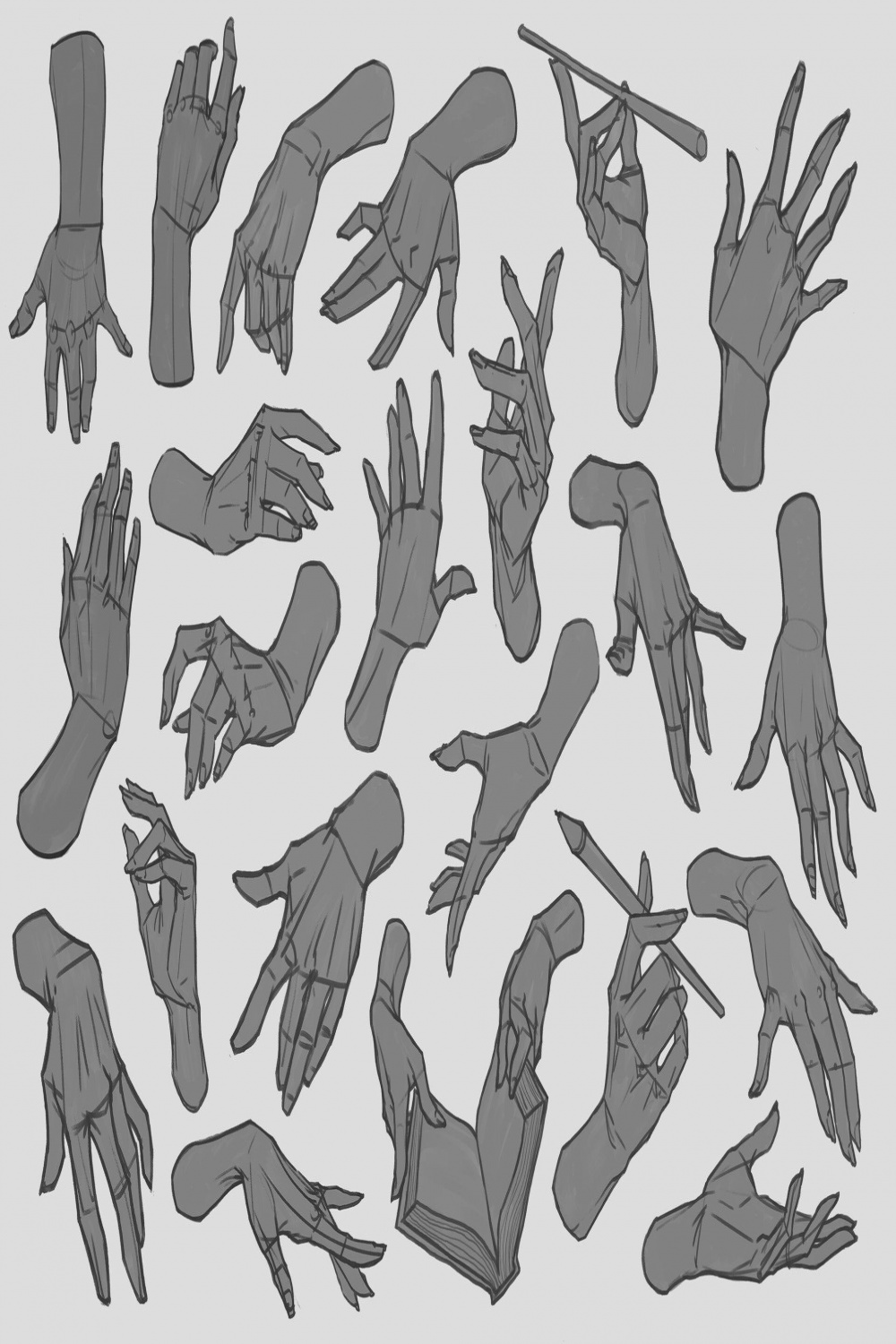 Hand Studies  Hand drawing reference, Hand reference, Body