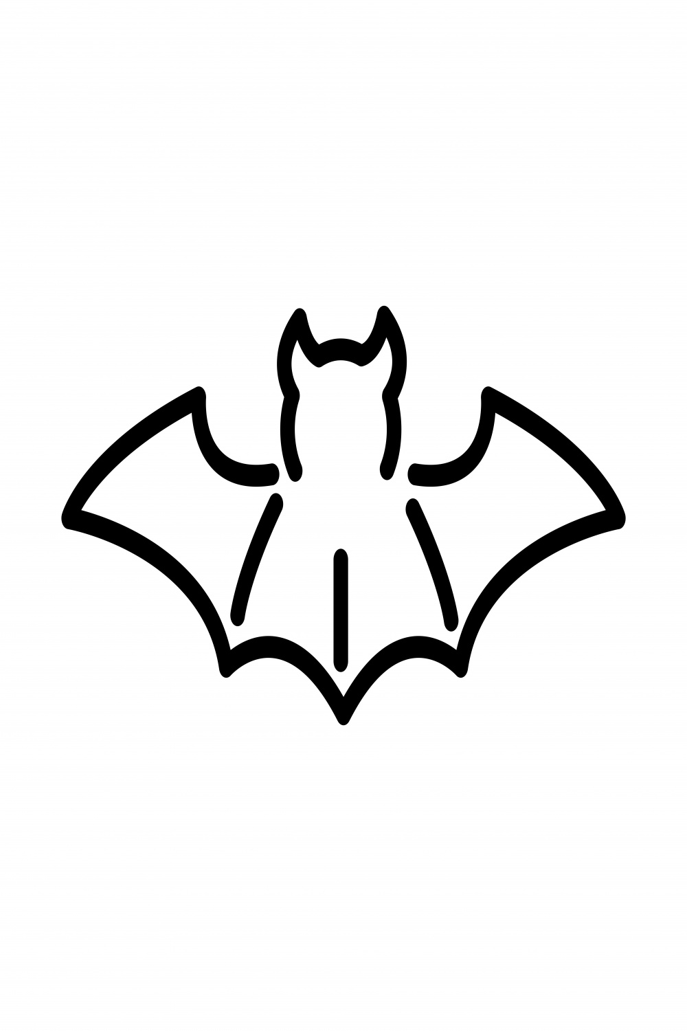 happy halloween little bat trick or treat party celebration linear