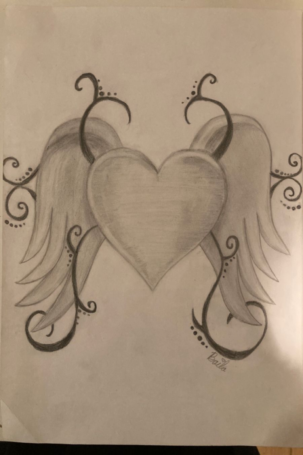 Heart drawing  Book art drawings, Graffiti drawing, Hand art drawing
