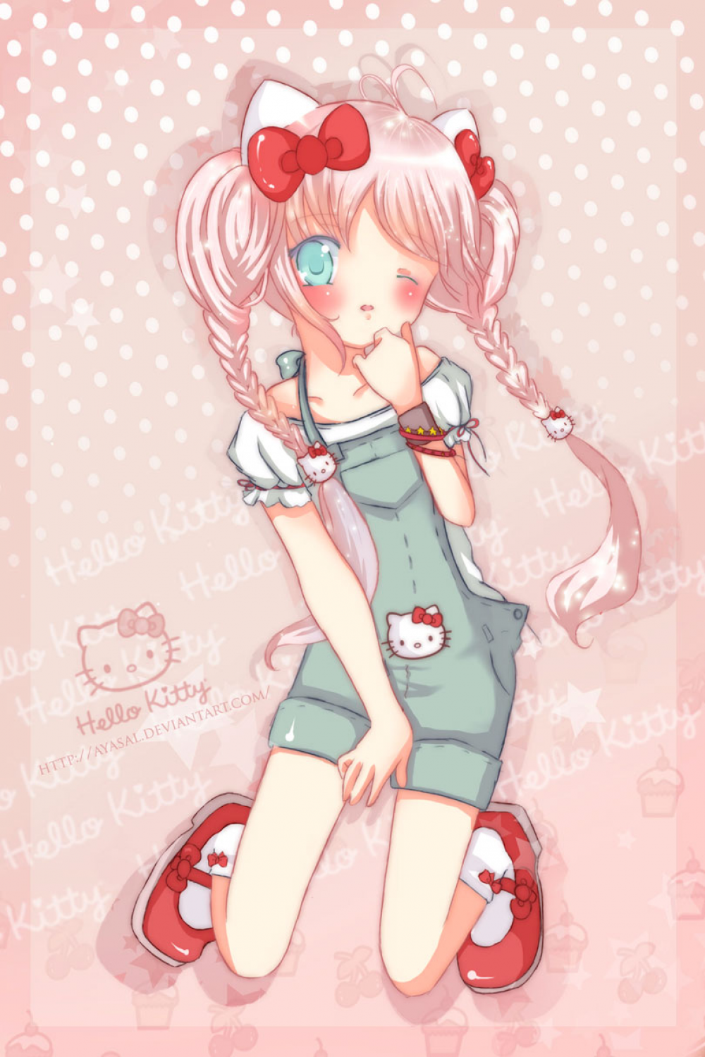 Hello Kitty by Ayasal on DeviantArt  Gambar anime, Gambar, Stiker