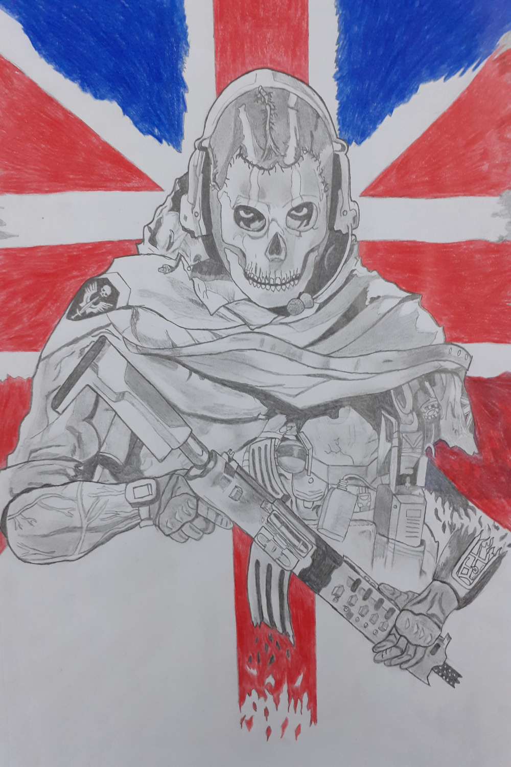 Heres a drawing of Ghost that I made