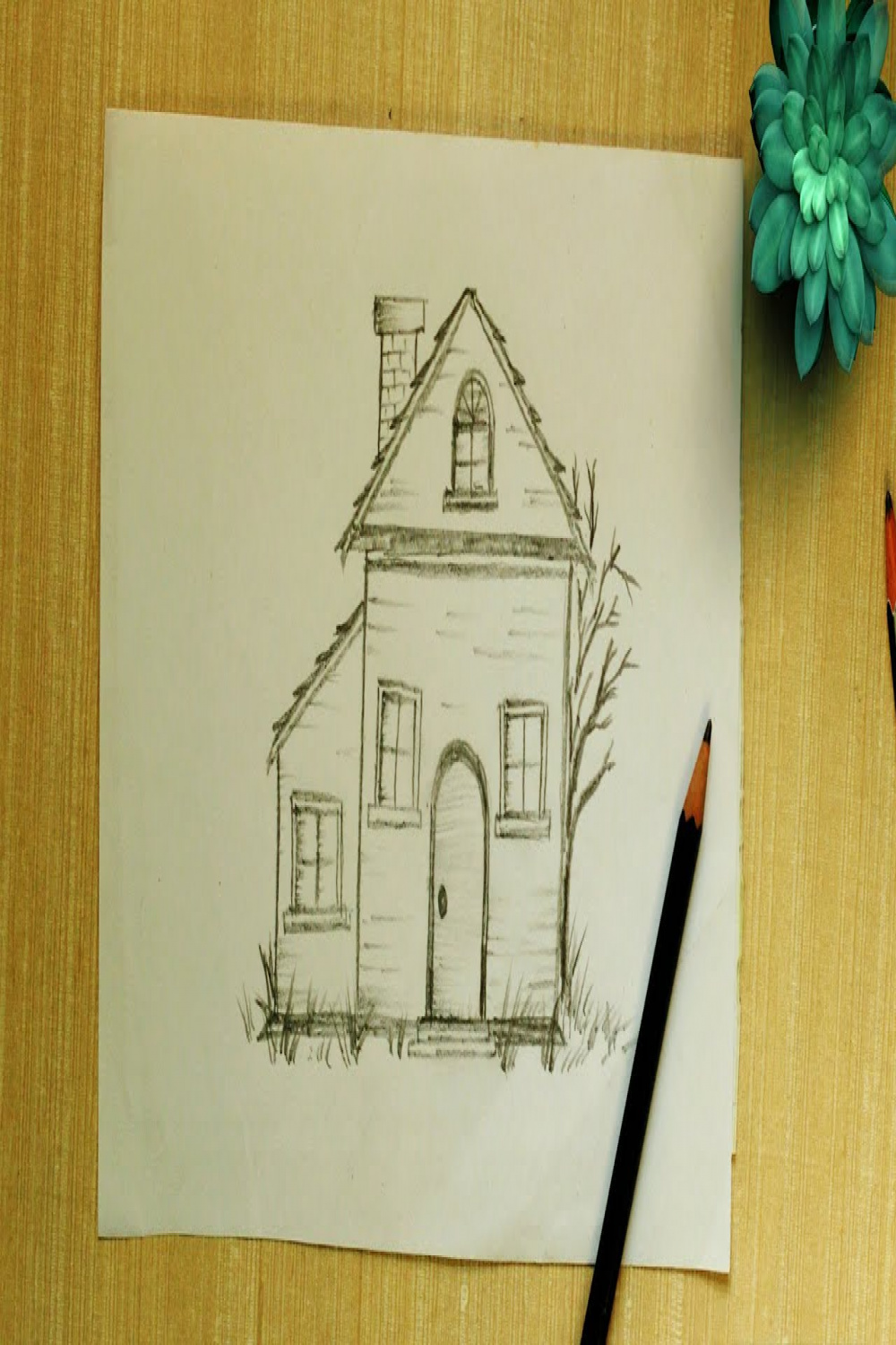 House Drawing Sketch 💚 How to Draw a House sketch of your house