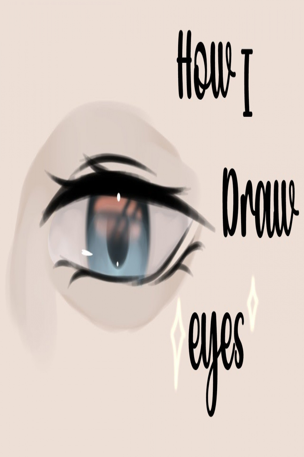 How I draw eyes on Ibispaint X!  Ibispaint Tutorial