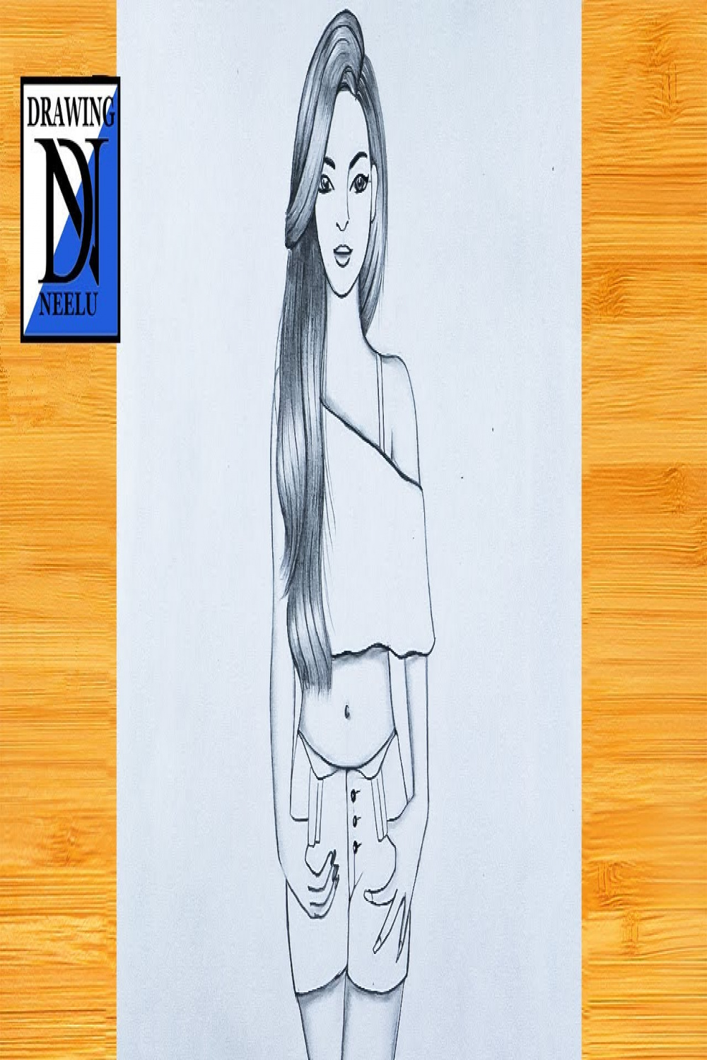 How to draw a Beautiful Girl  Pencil Sketch for beginner  Easy drawing  tutorial  Simple drawing