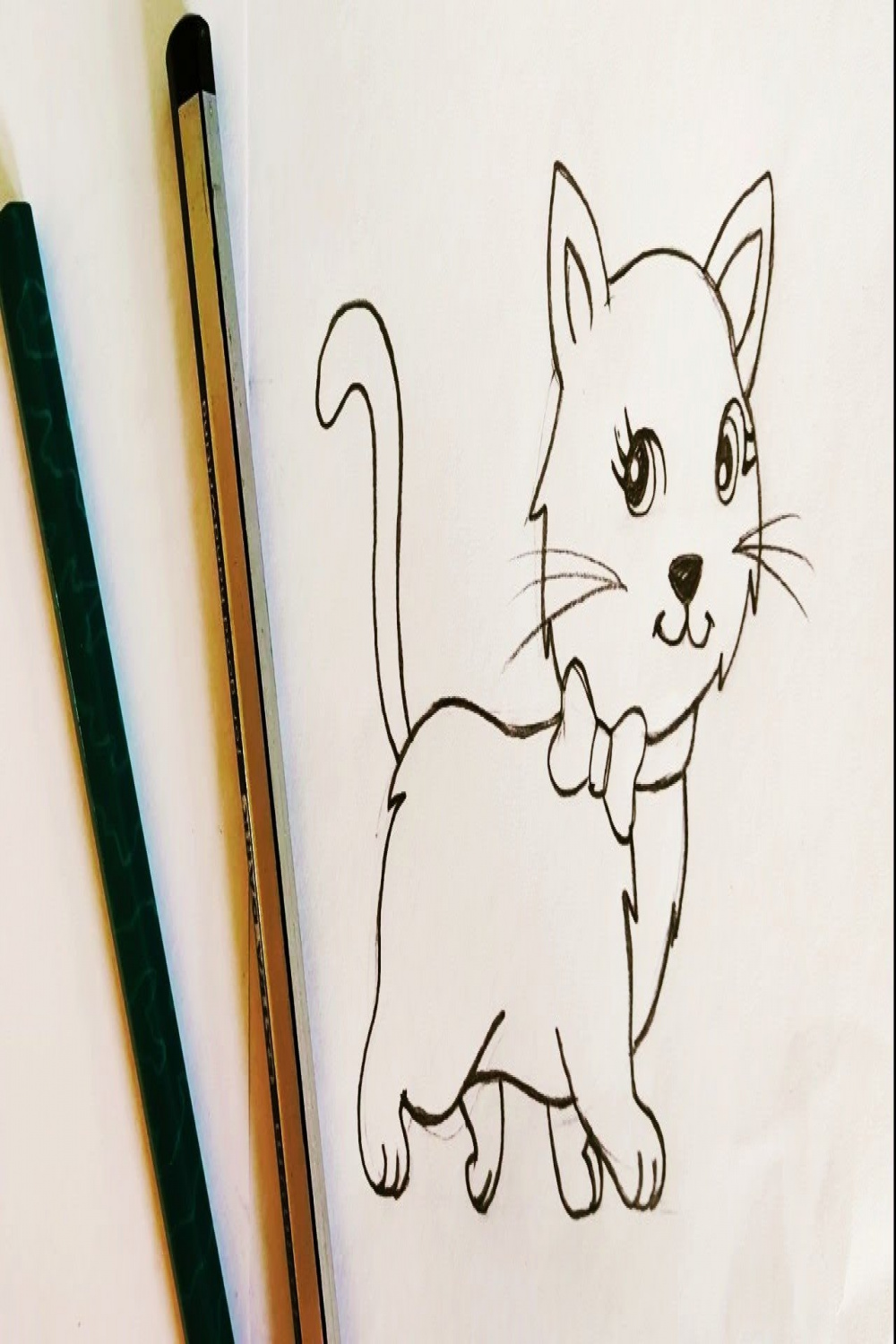 How to Draw a Cat Easy Step by Step  Drawing Tutorial for Beginners and  Kids