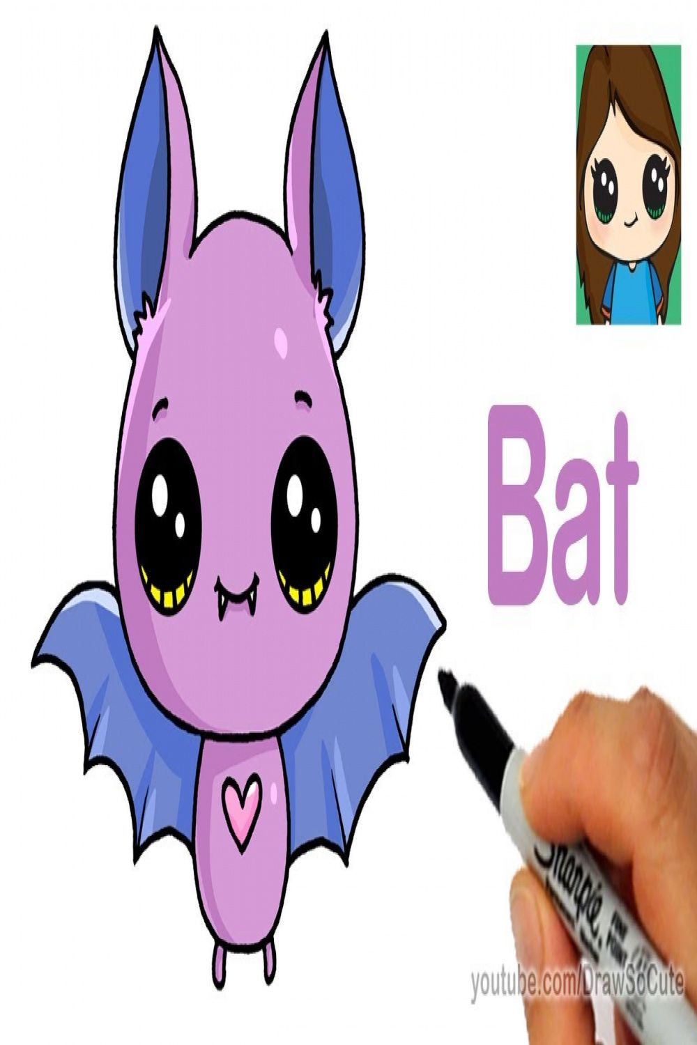 How to Draw a Cute Bat Easy