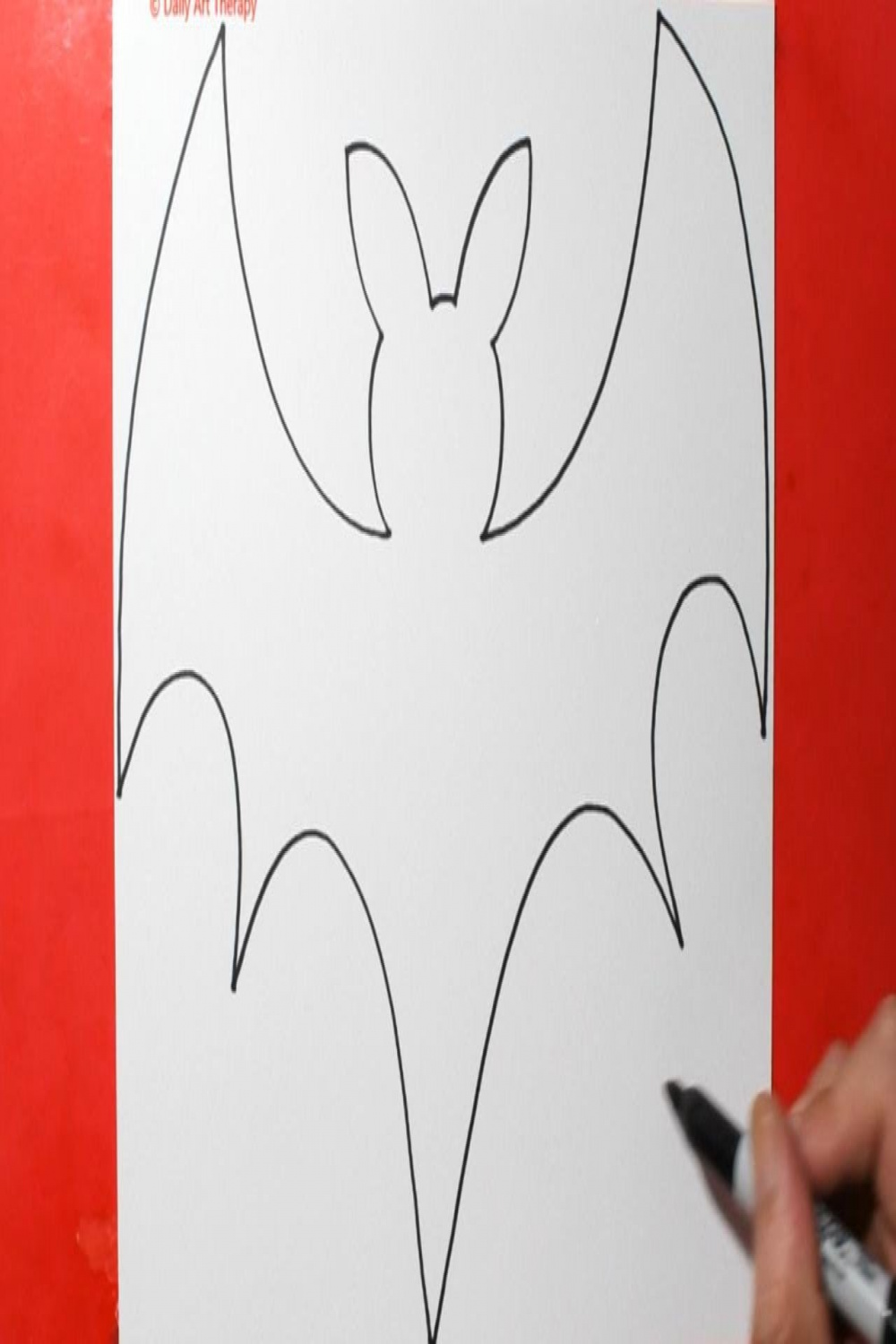 How to Draw a D Bat Spiral Drawing  Amazing Zentangle Pattern /  Satisfying & Relaxing