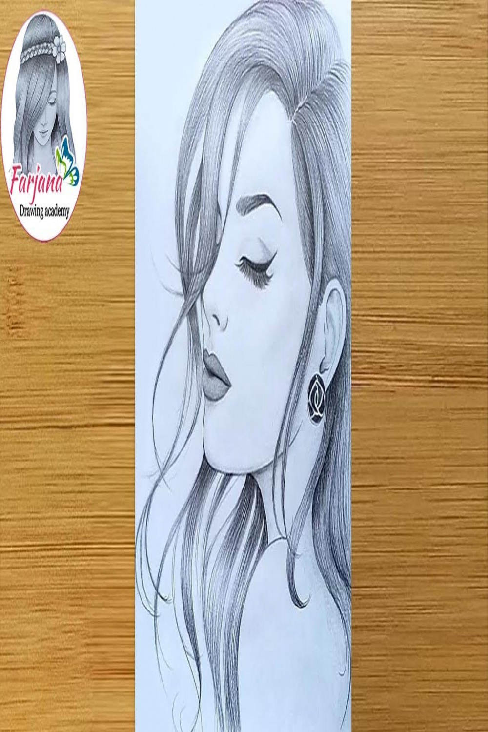 How to Draw a girl - Pencil Sketch  Face Drawing  Kız Yüzü Nasıl Çizilir