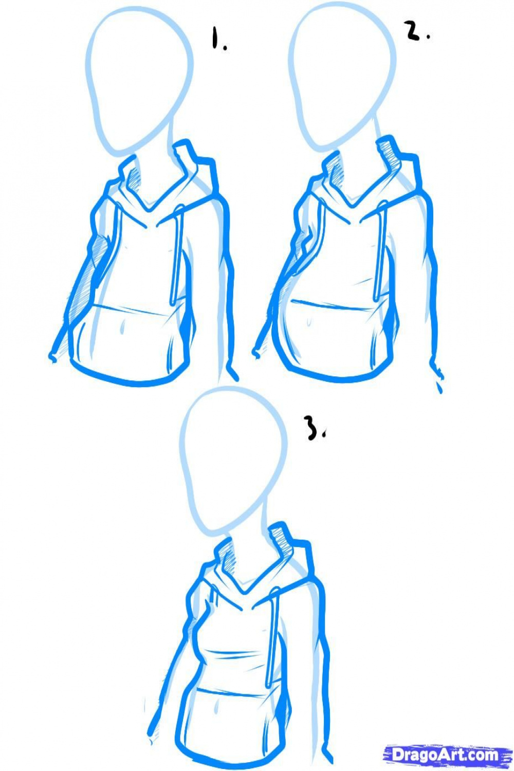 How to draw a hoodie  Hoodie drawing, Drawing tips, Guided drawing