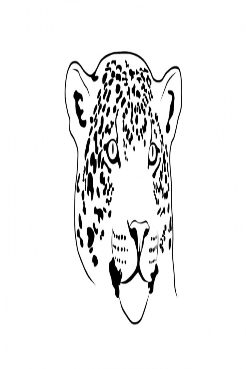 How to Draw a Jaguar Face