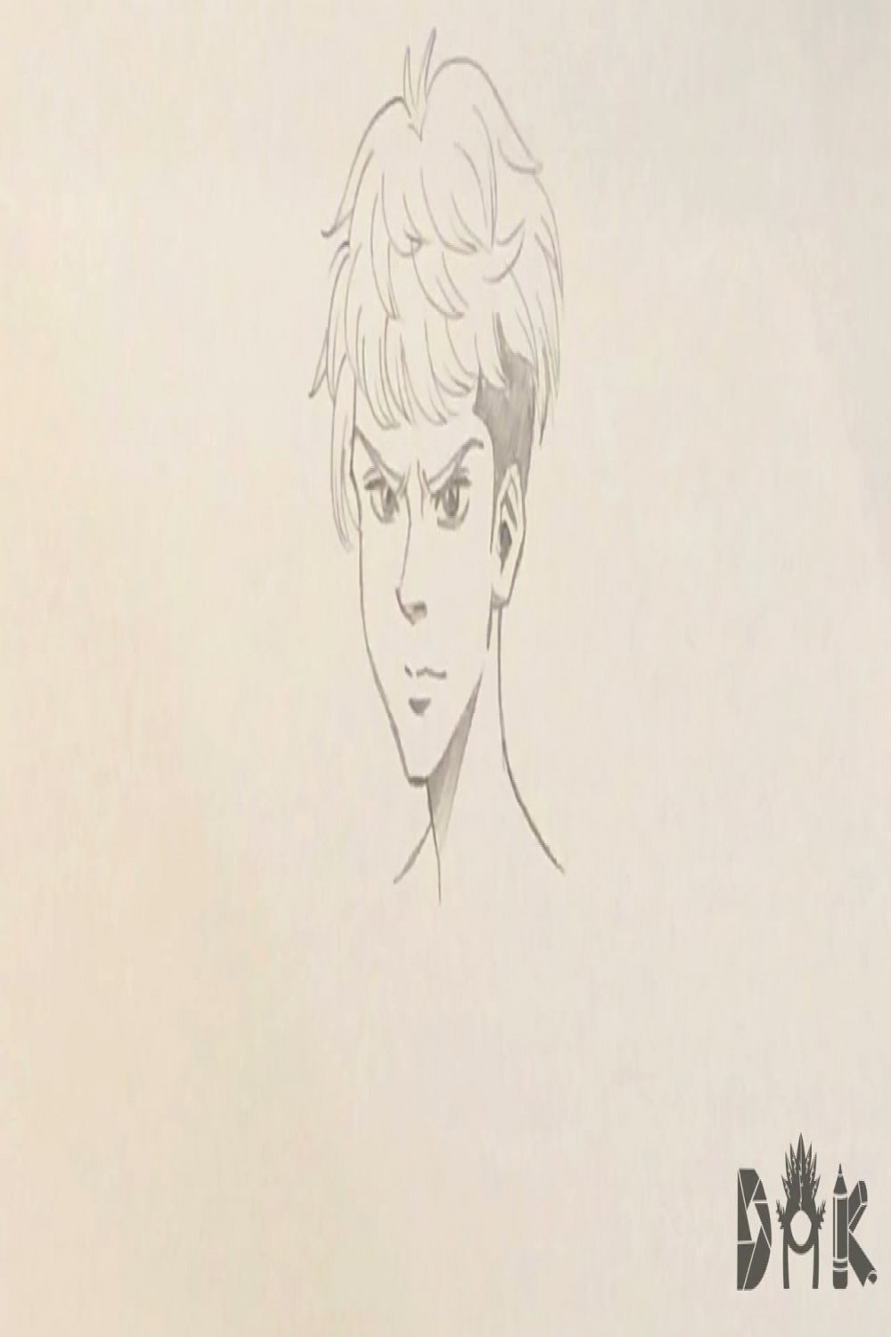 How to Draw a Male Character / View Without Guidelines
