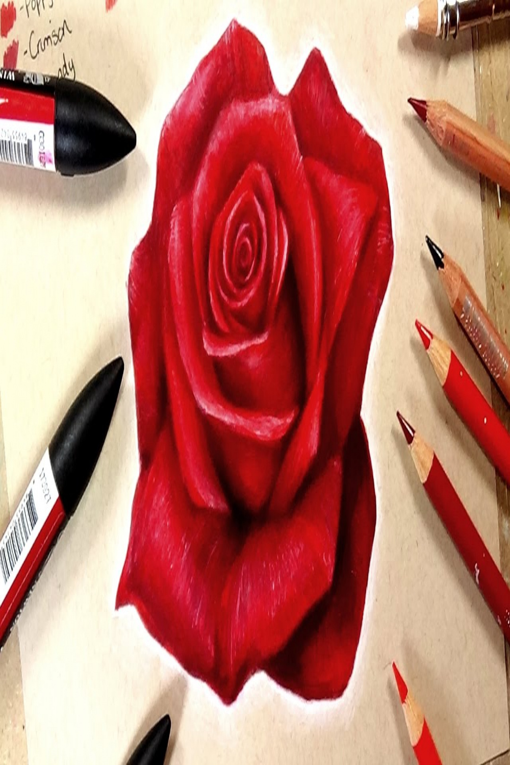 How To Draw A Realistic Rose