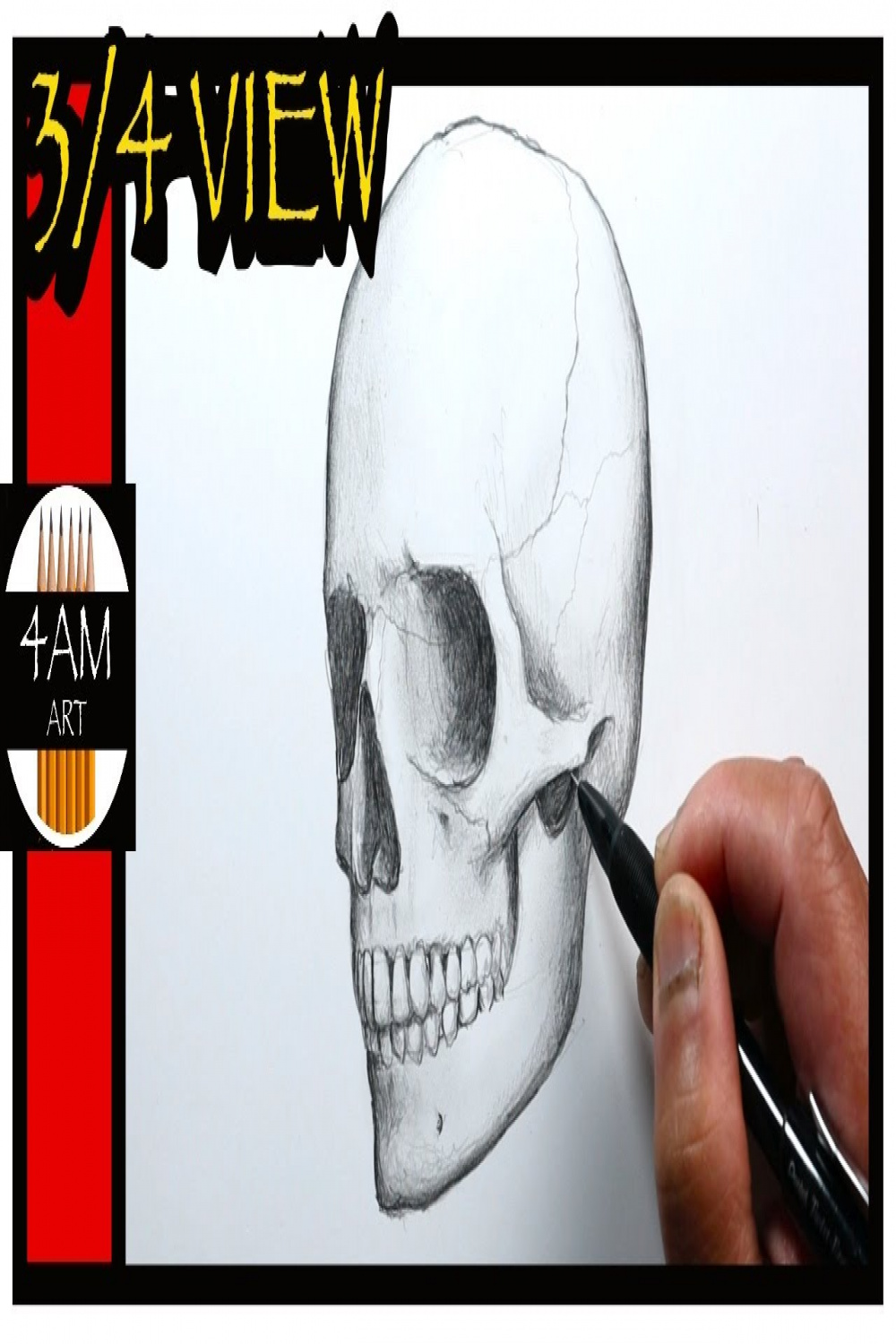How to Draw a SKULL (/ view)