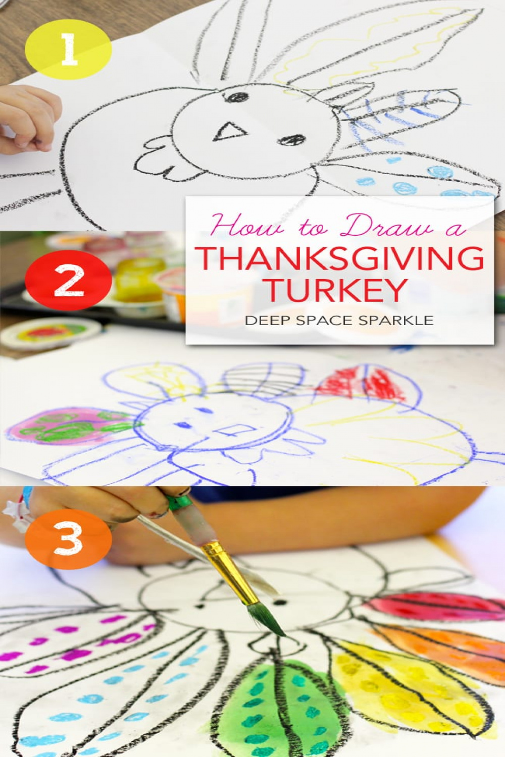 How-to-draw-a-thanksgiving-turkey  Deep Space Sparkle