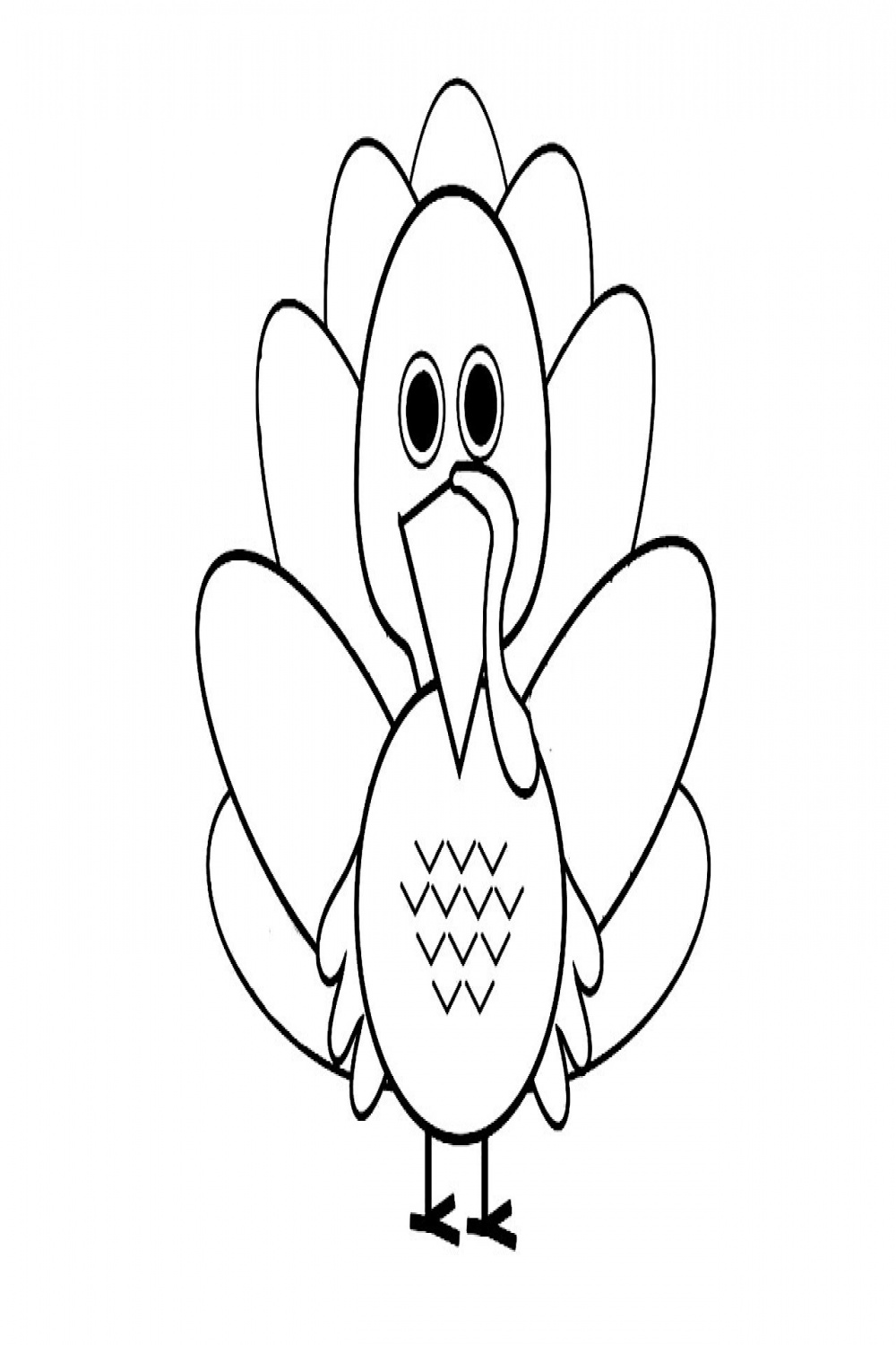 How to draw a turkey - turkey drawing pictures  cartoon turkey Art for  Beginners