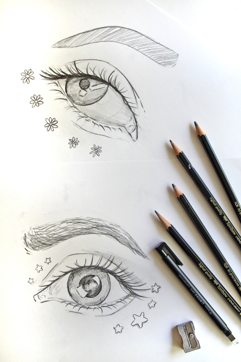 Eye Drawing With Pencil