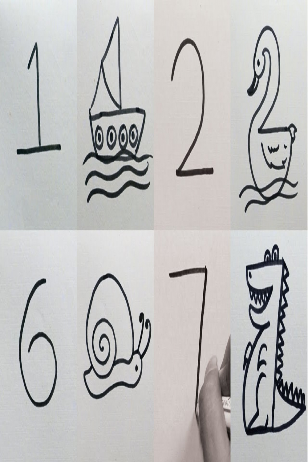 How to Draw Anything from Numbers  Easy  Drawing from Numbers for Kids -