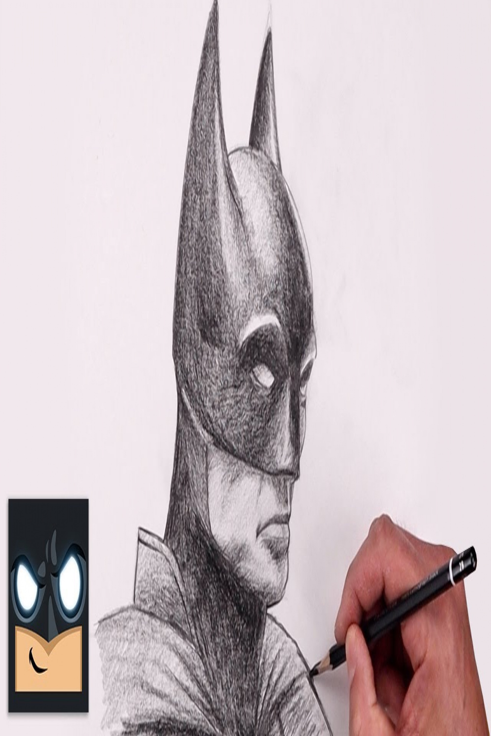 How To Draw Batman  YouTube Studio Sketch Tutorial