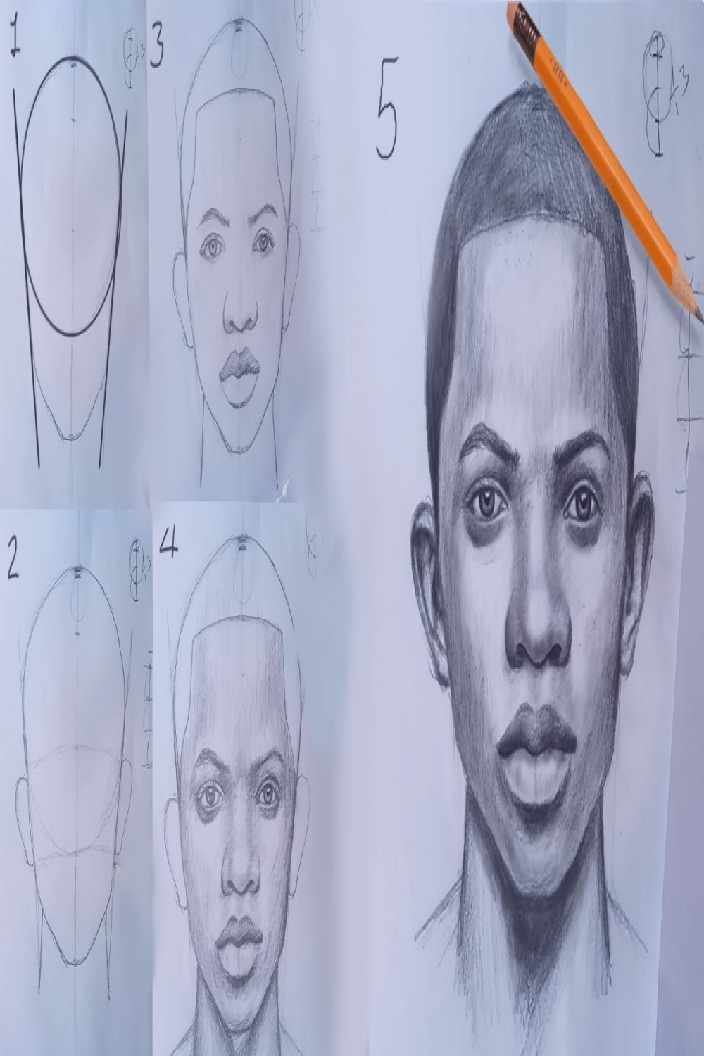 How to Draw Black People How to Draw African American face How To Draw  Black Man Black Male face
