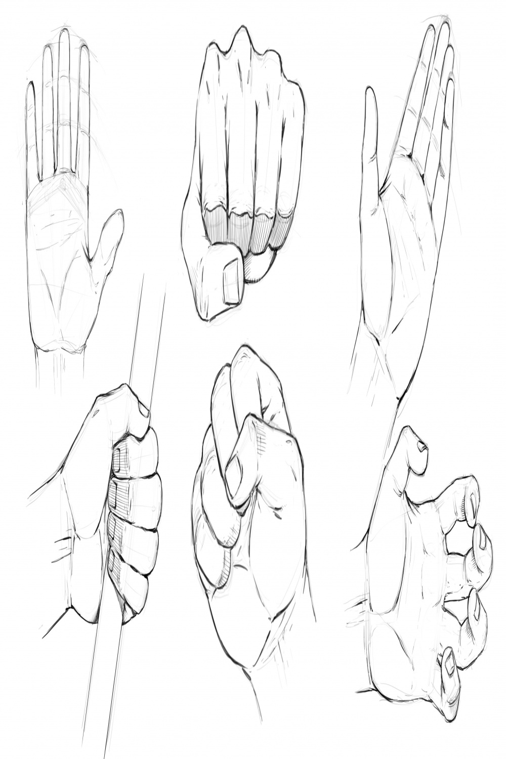 How to Draw Dynamic Hand Poses - Step by Step  Robert Marzullo