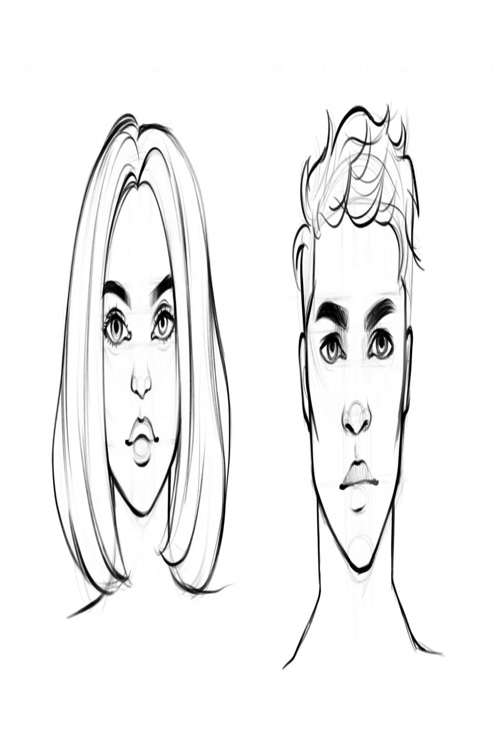 How to Draw Faces: a Step by Step Tutorial for Beginners
