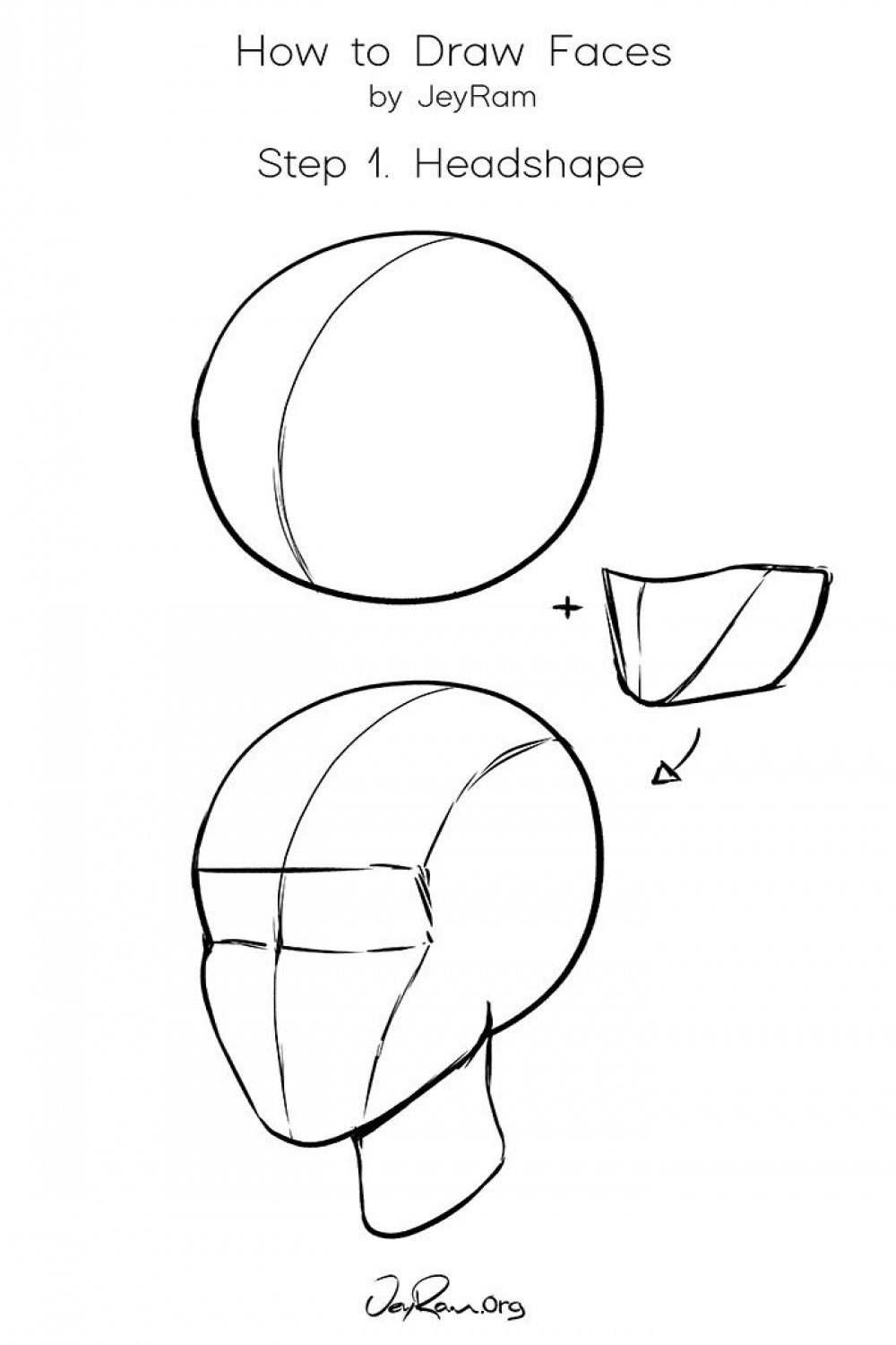 How to Draw Faces: Step by Step for Beginners - JeyRam Drawing