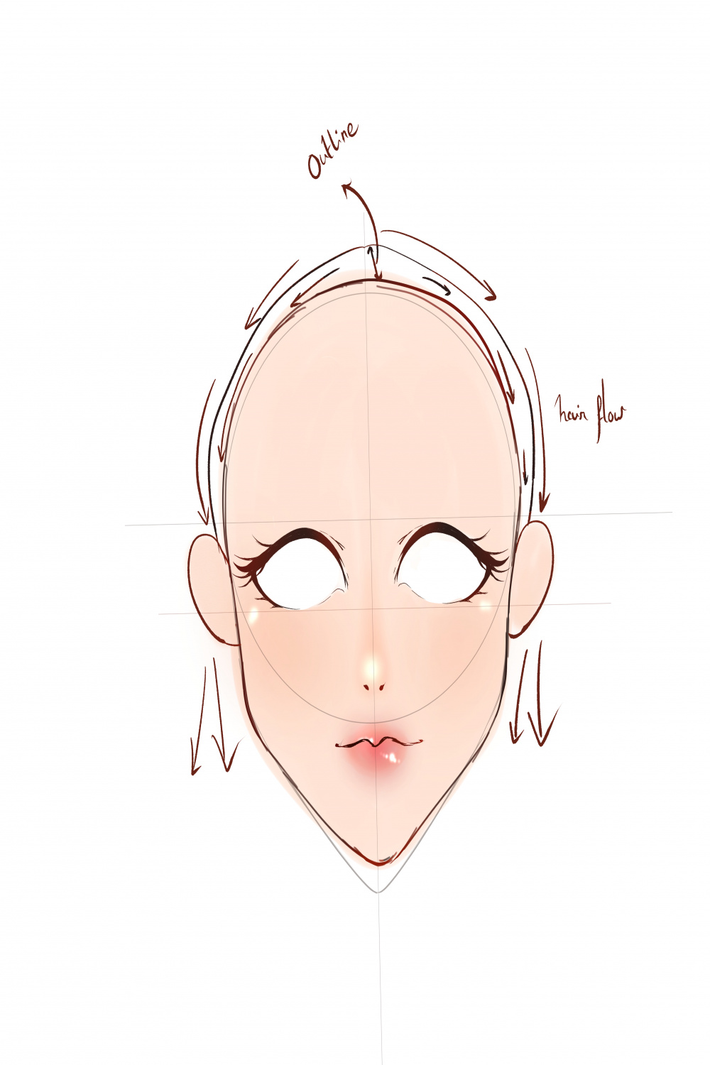 HOW TO DRAW HAIR  FROM ANATOMY TO COLORING! by Lala_luta - Make
