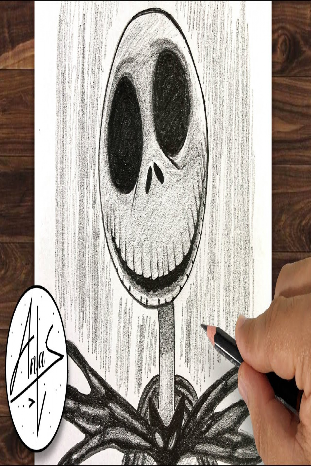 How To Draw Jack Skellington  Halloween Drawings Scary