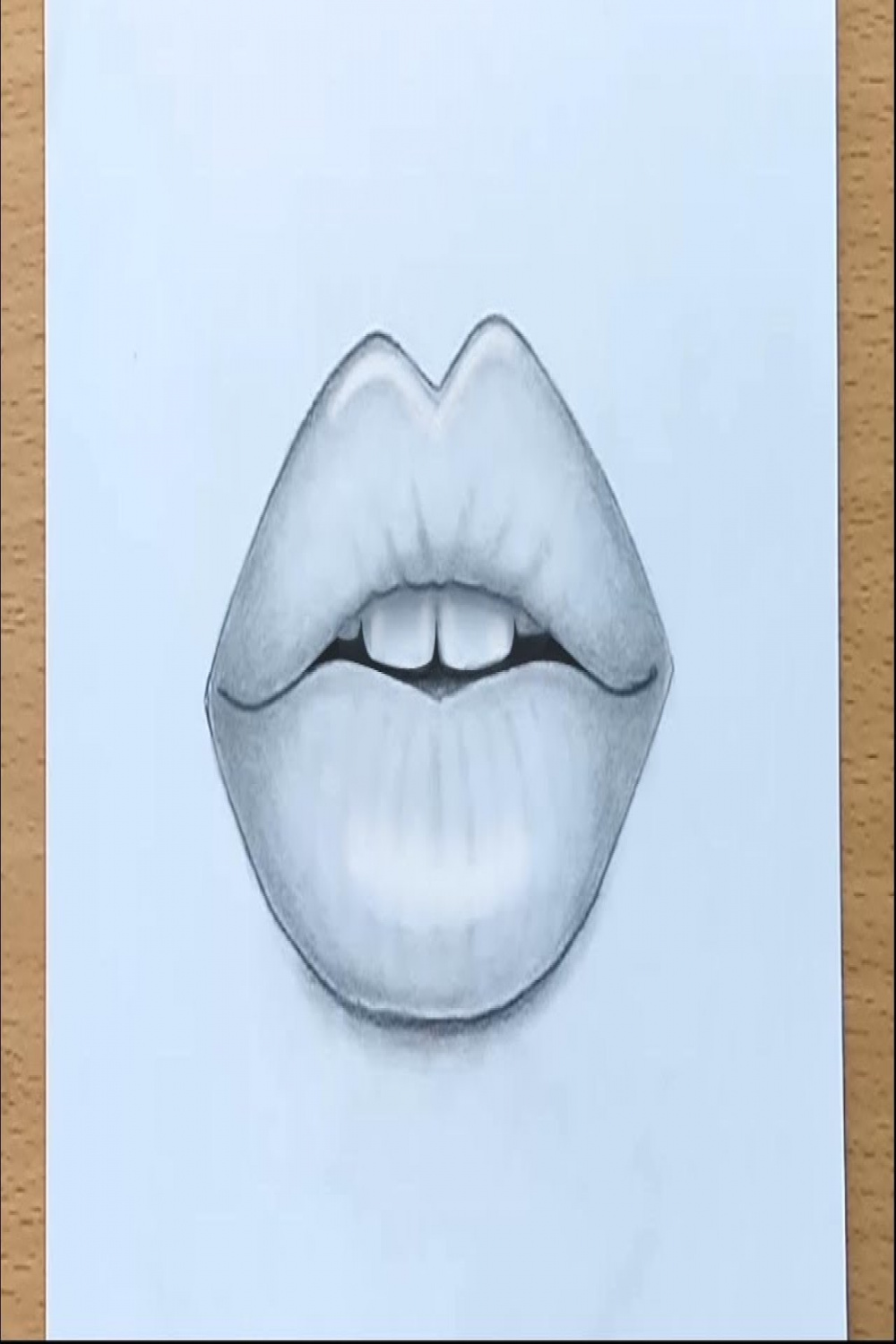 How to draw Lips by pencil step by step