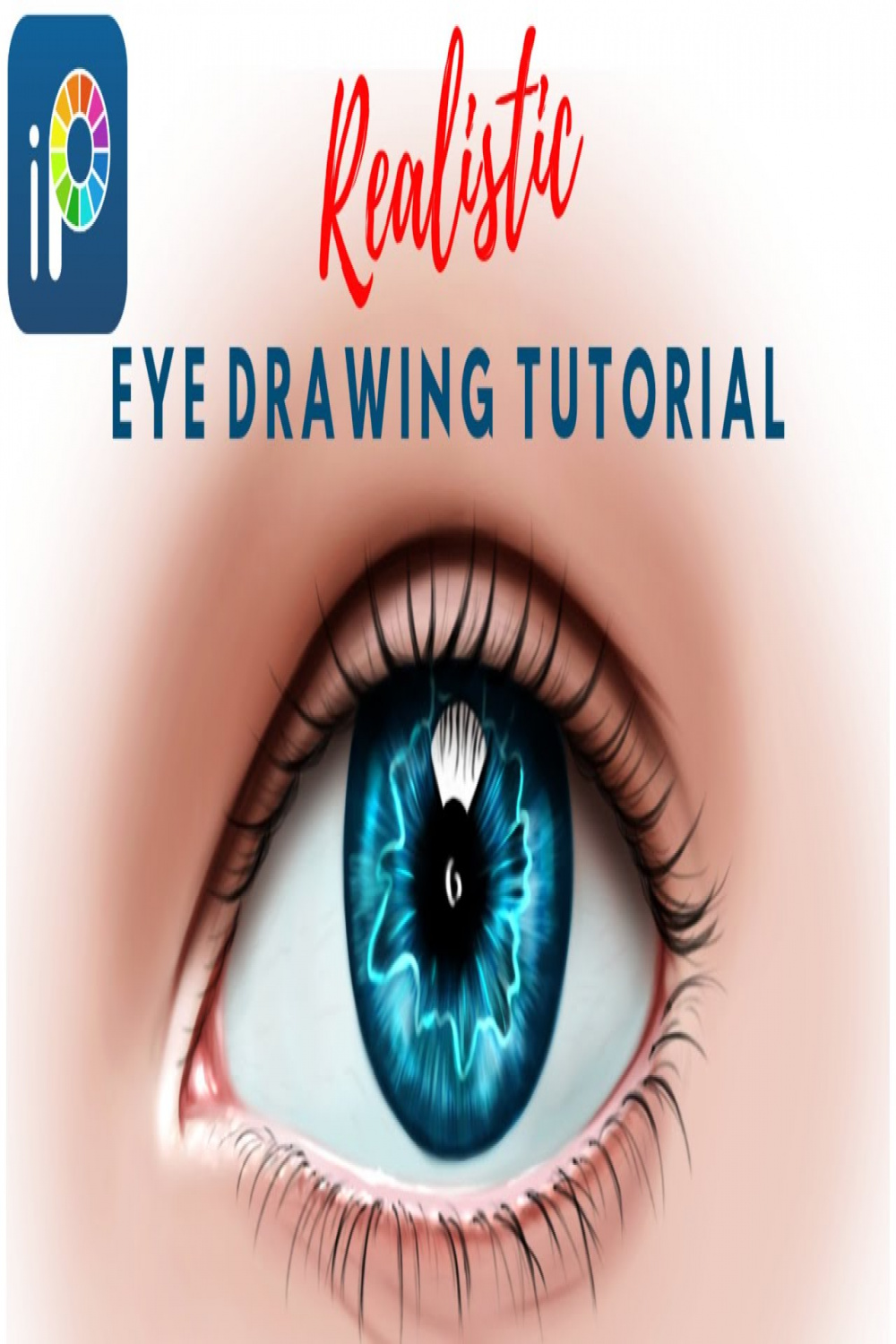 How to draw REALISTIC EYE on Ibispaint X [ Step-by-step Tutorial]