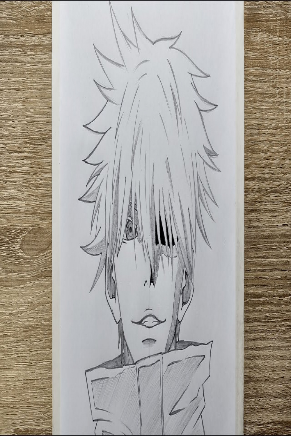 how to draw Satoru Gojo from Jujutsu Kaisen  Gojo Satoru drawing tutorial