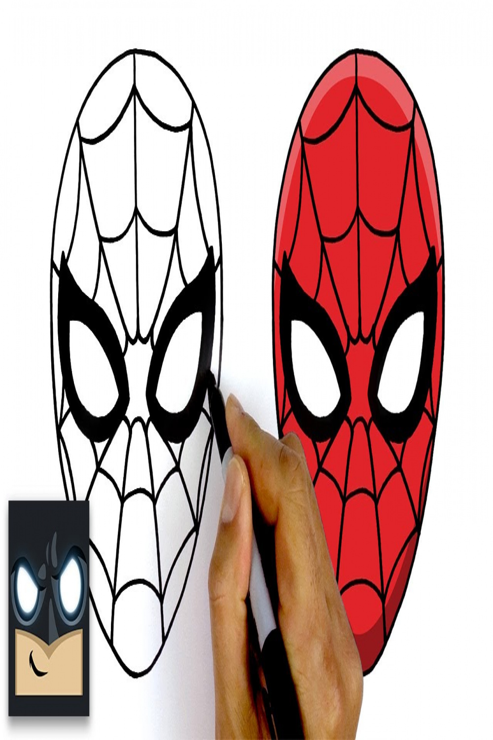 How To Draw Spider-Man  Step By Step Tutorial