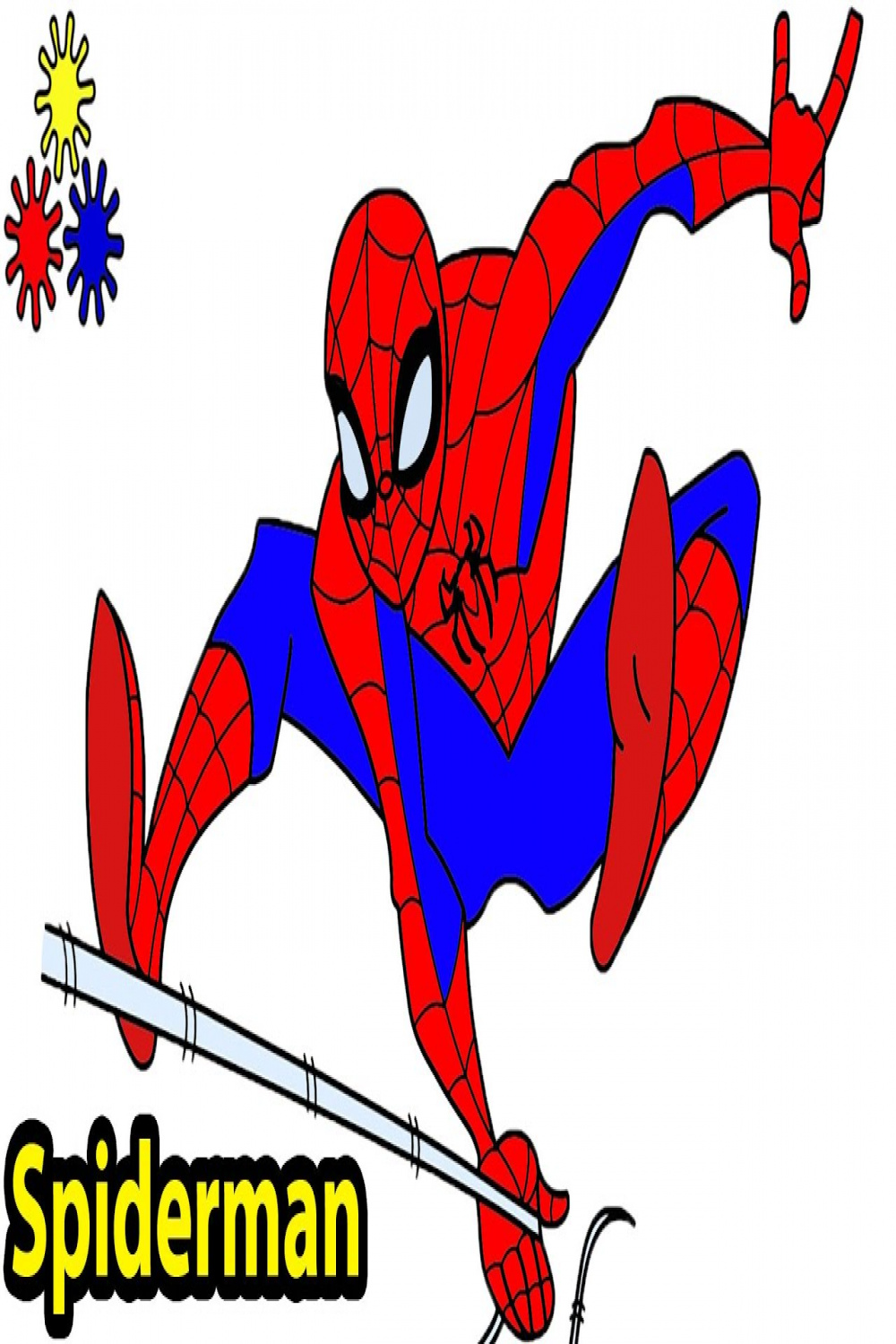 How To Draw Spiderman Swinging, Easy Toys Drawings Pictures  Jolly Toy Art