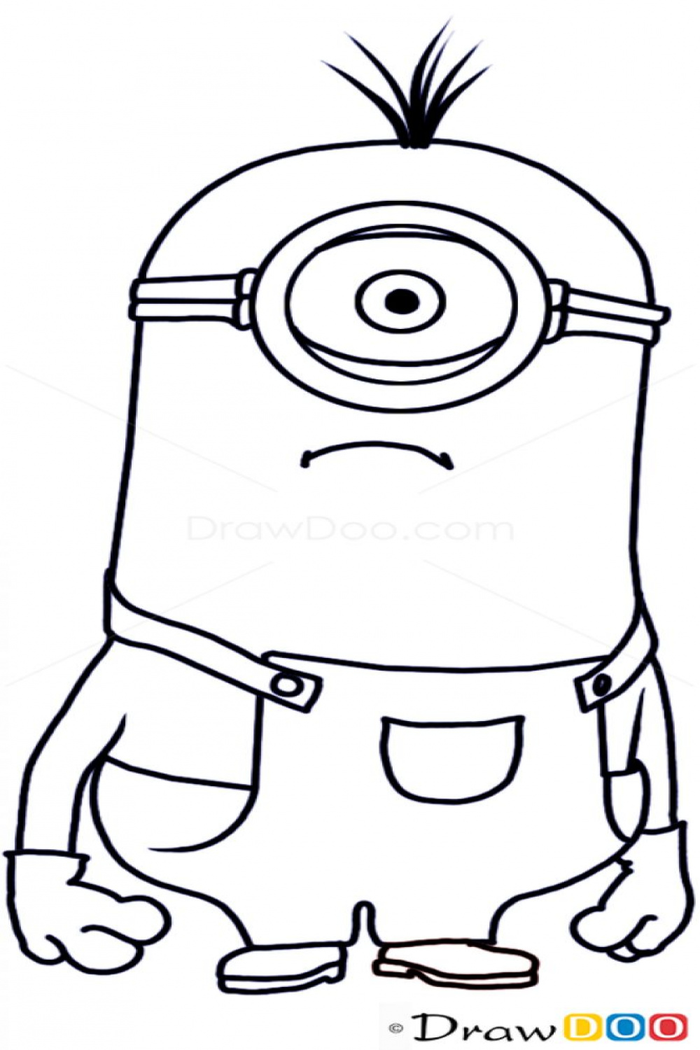 How to Draw Stewart Minion, Despicable Me - How to Draw, Drawing