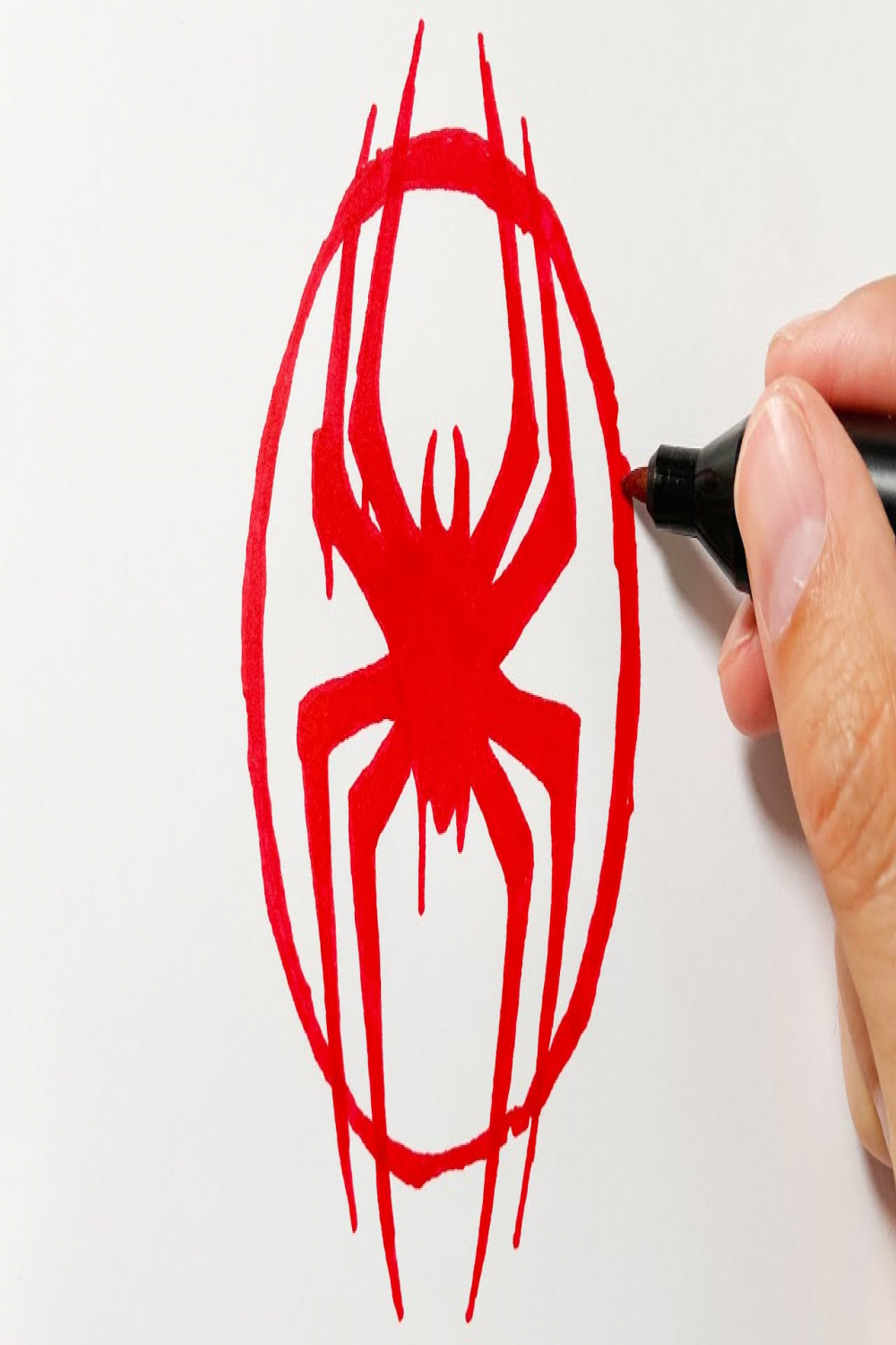 How to Draw the Miles Morales Logo From Spider-Man