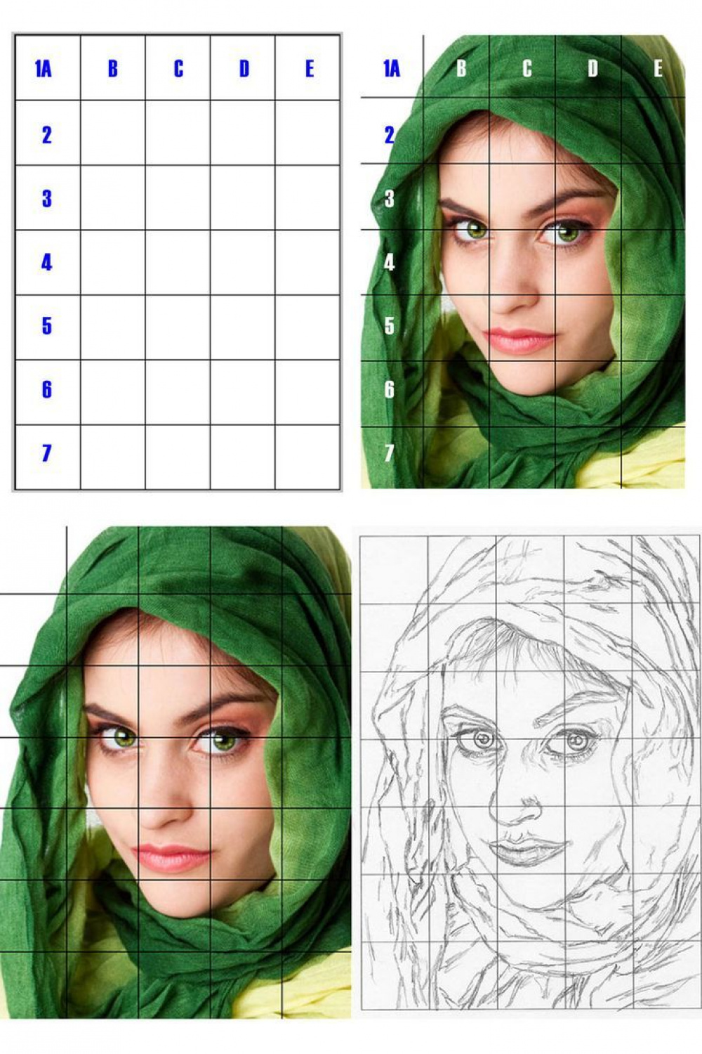 How to Use the Grid Method for Perfect Proportions  Drawings