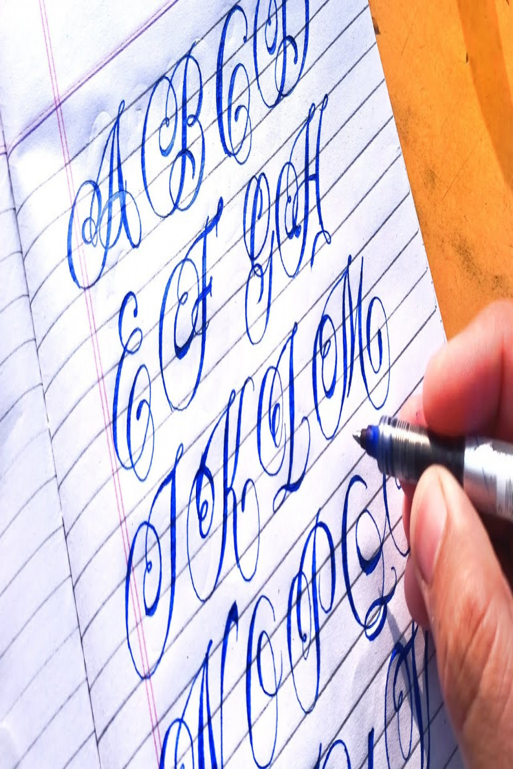 How to Write Chicano tattoos lettering  Calligraphy A to Z tutorial for  beginners