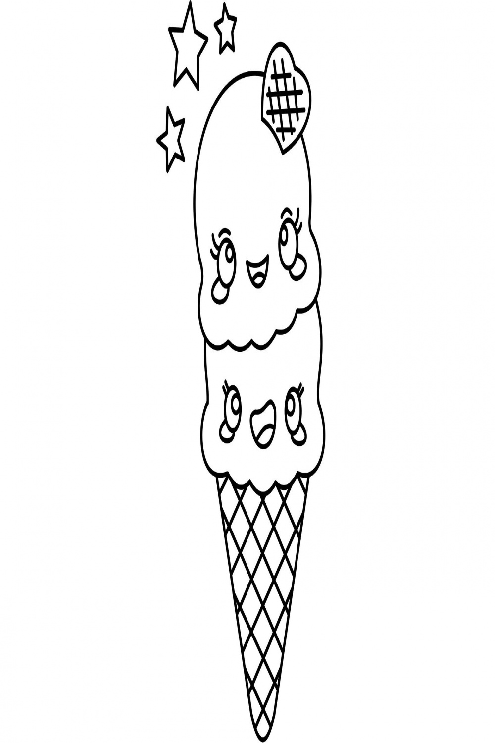 Ice Cream Drawing: How To Draw An Ice Cream Cone  Caribu