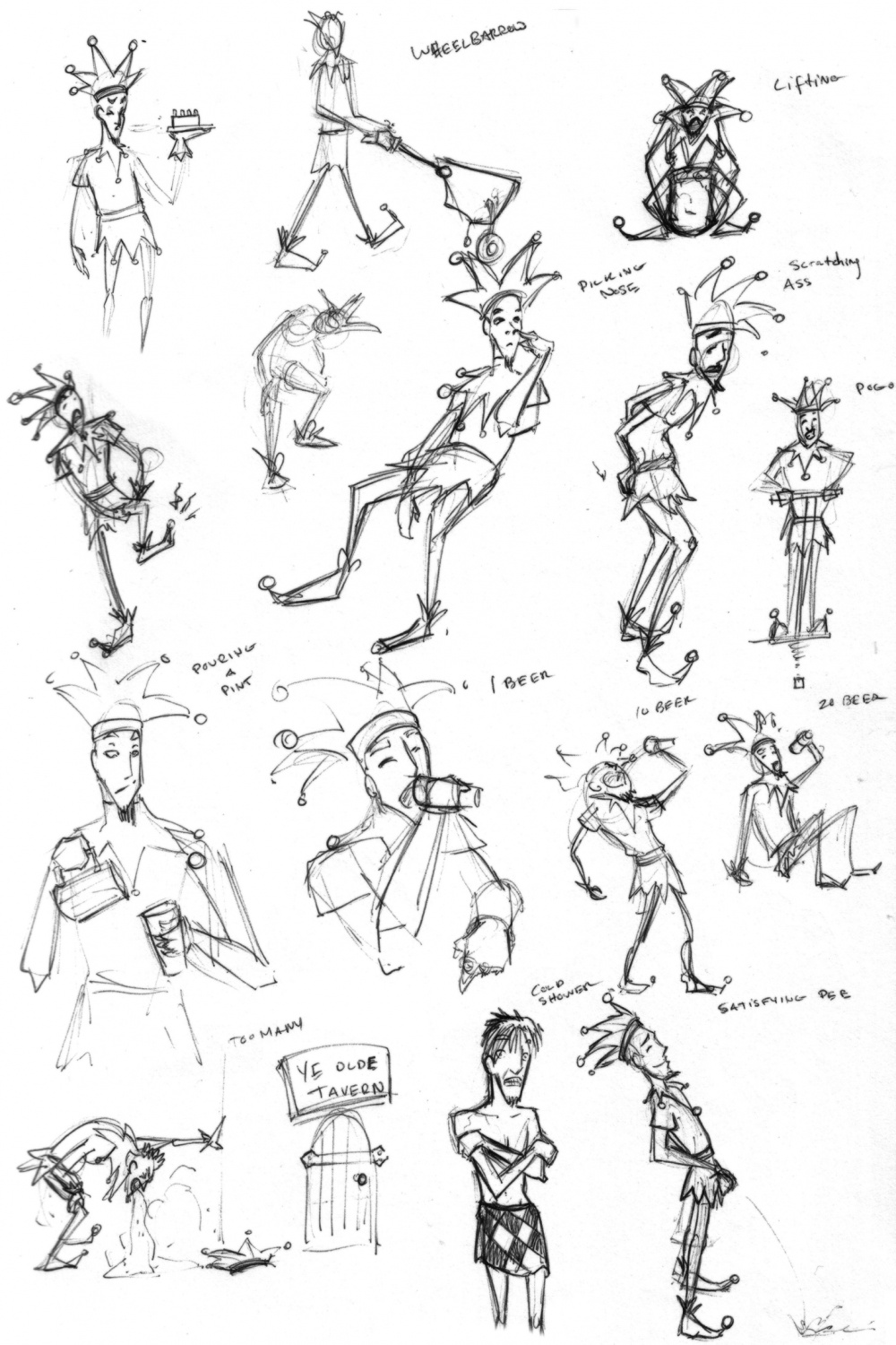 Jester Poses by TwilightsDon on DeviantArt