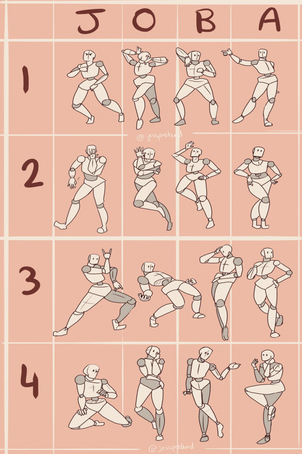 jjba pose meme  Drawing reference poses, Anime poses reference