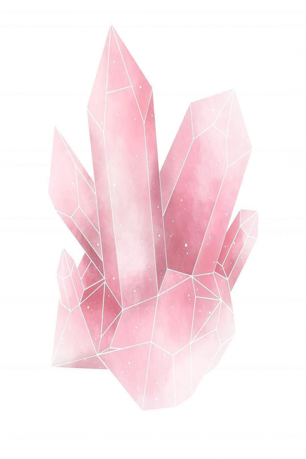 Kate pink rose quartz wonderful too  Crystals art drawing
