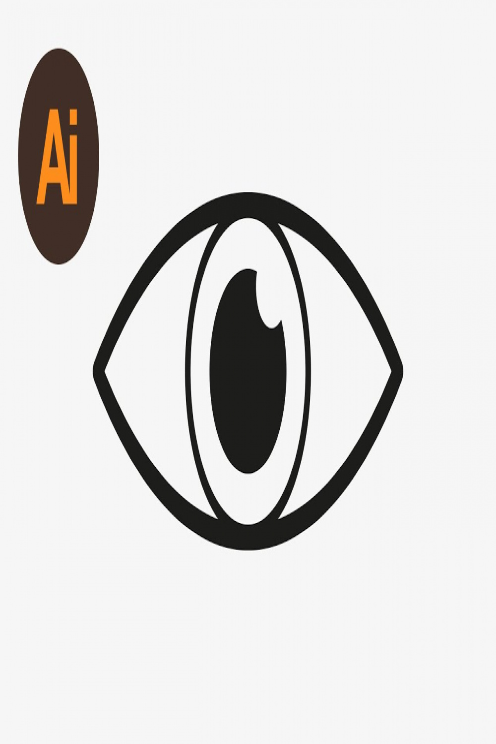 Learn How to Draw an Eye Icon in Adobe Illustrator  Dansky