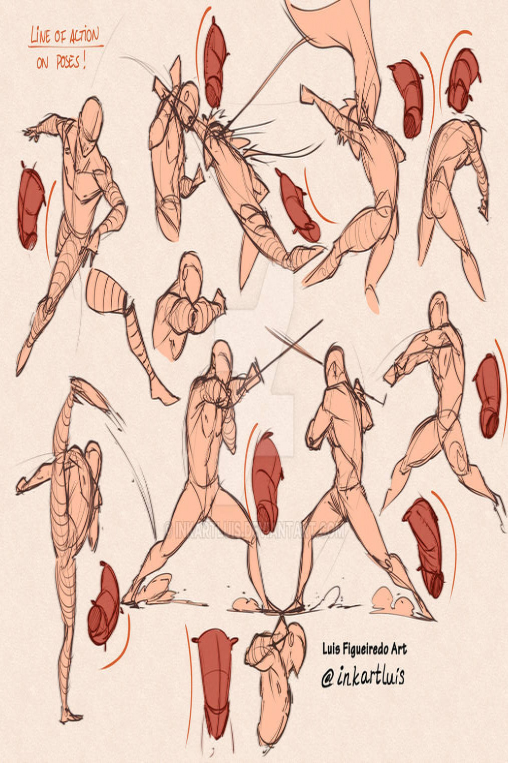 LEARN HOW TO DRAW dynamic Posing by inkartluis on DeviantArt