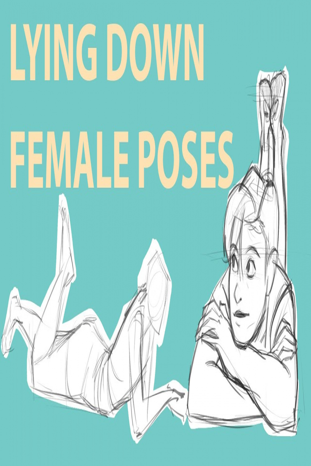 Life Drawing  Lying Down Poses (Female)
