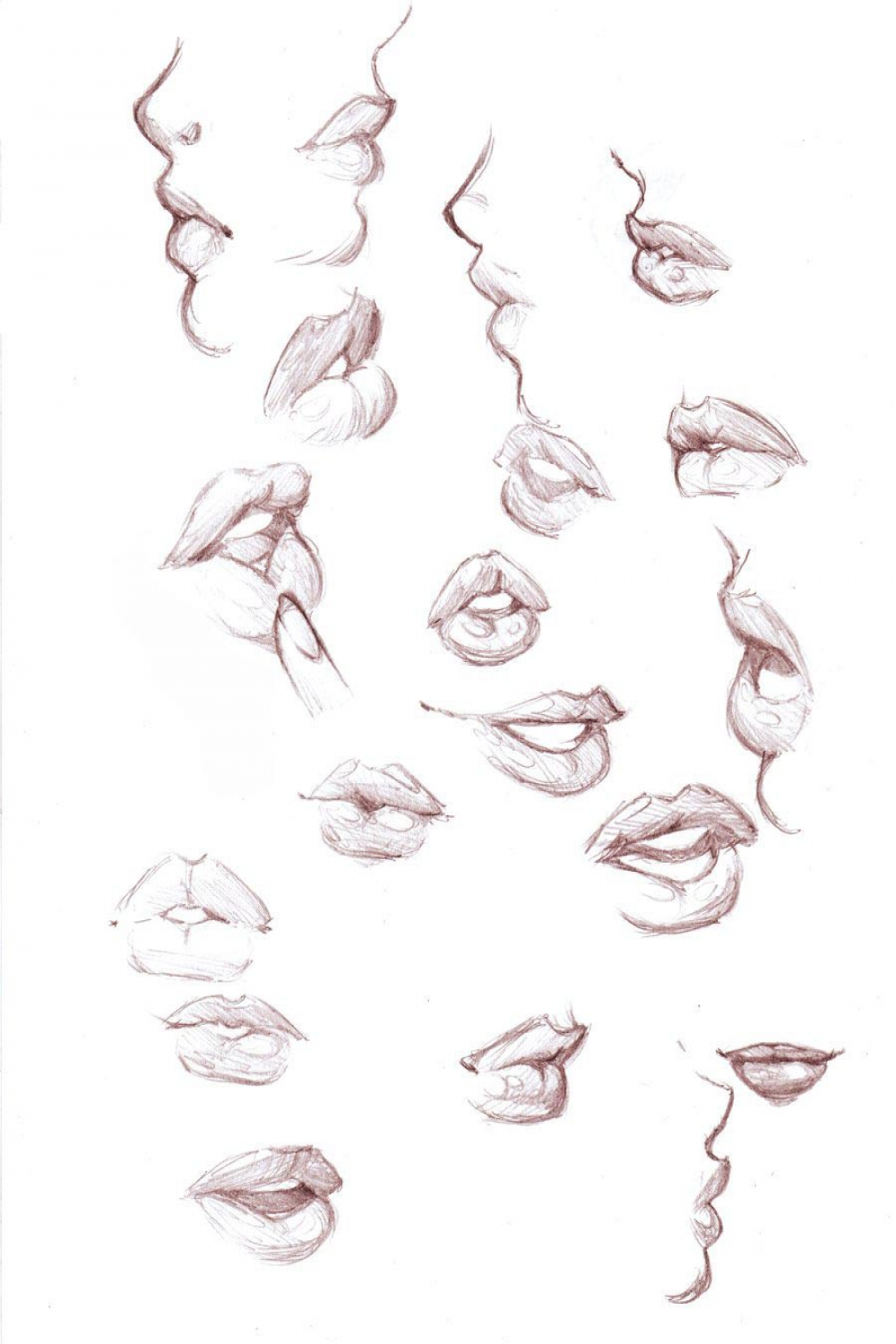 Lips Drawing Reference and Sketches for Artists  Lips drawing