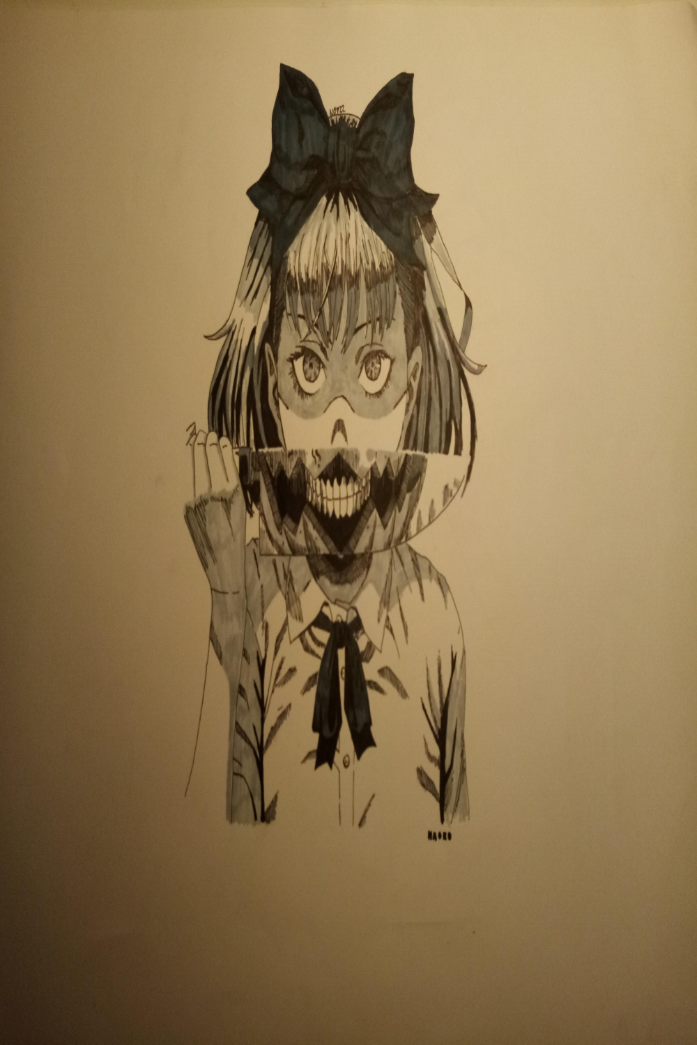Made this drawing a few months ago and yesterday I found this