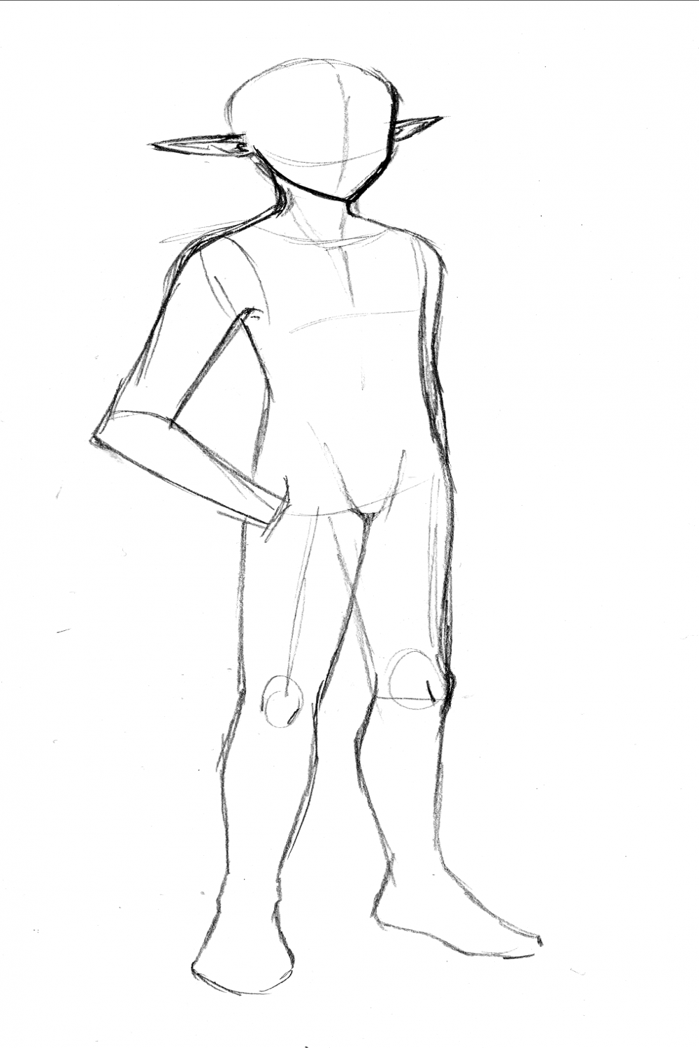 Male elf body base (hand in pocket) by SeishinHermy on DeviantArt
